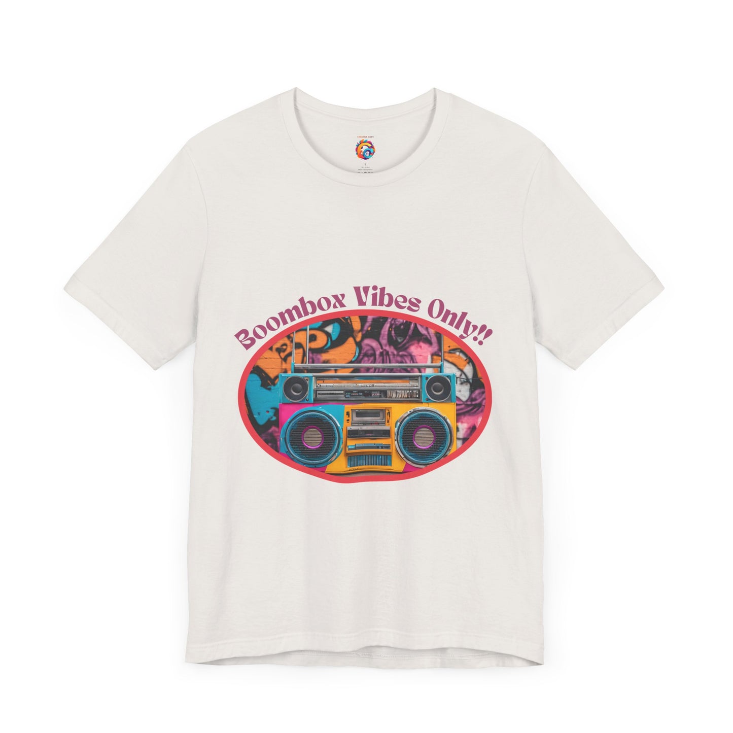 Retro Tee - Boombox Vibes Only