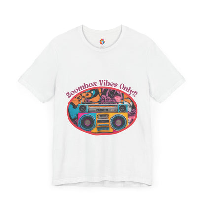 Retro Tee - Boombox Vibes Only